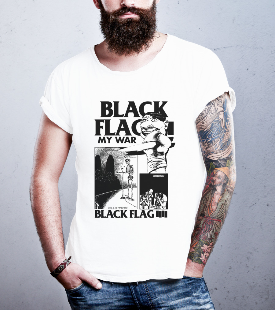 Black Flag My War This Is The Punch Line T-Shirt