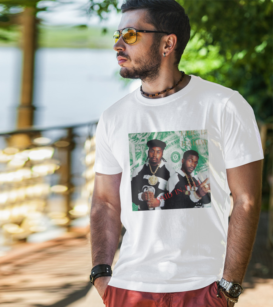 Eric B And Rakim Paid In Full Vintage Hip-Hop Album Cover T-Shirt