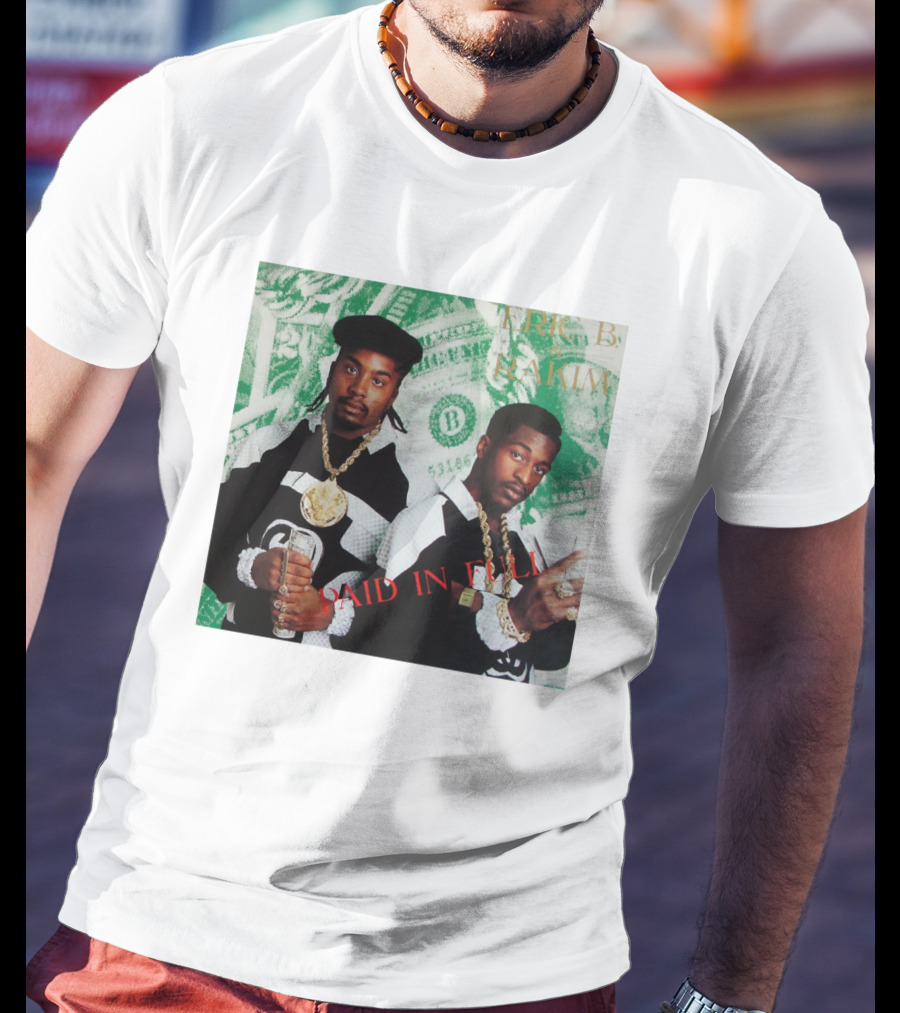 Eric B And Rakim Paid In Full Vintage Hip-Hop Album Cover T-Shirt