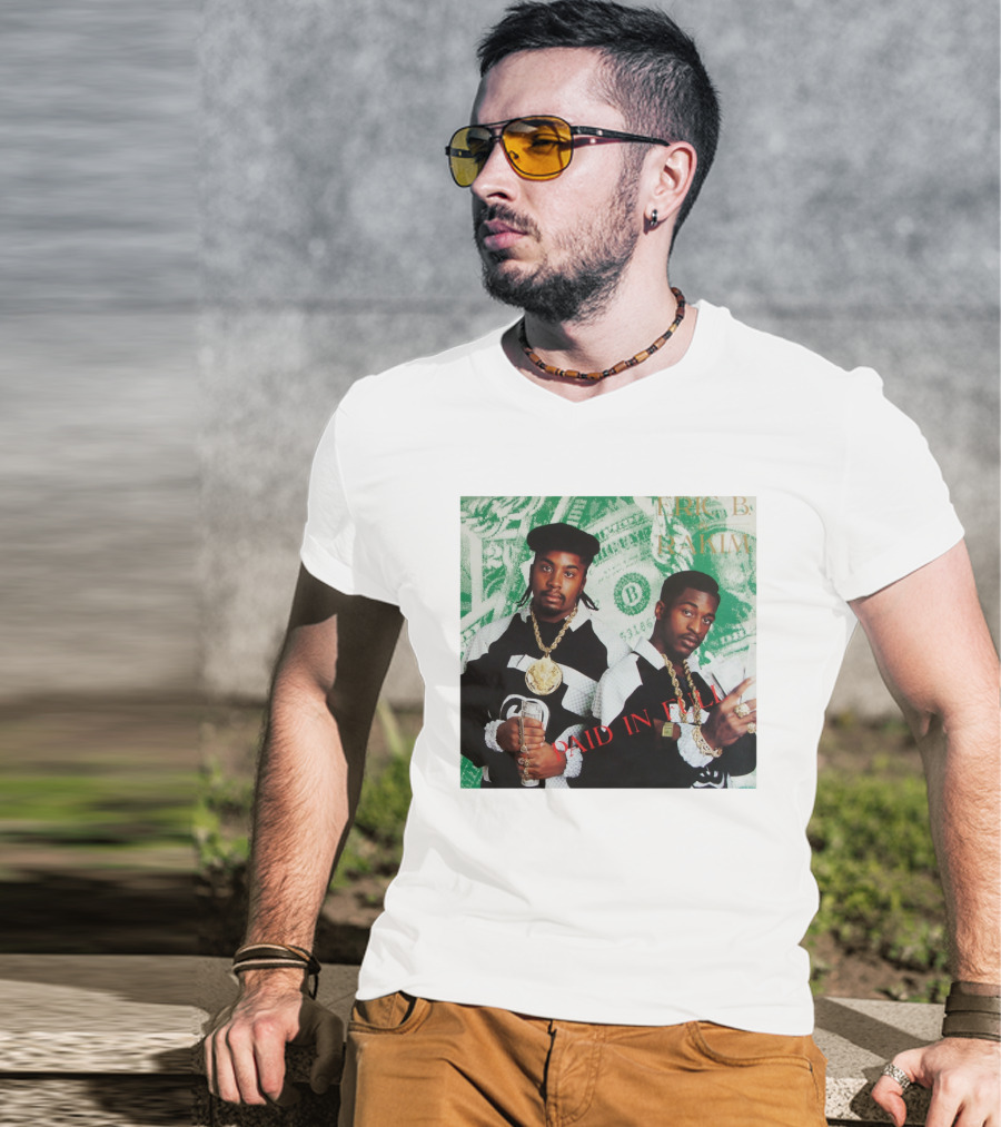 Eric B And Rakim Paid In Full Vintage Hip-Hop Album Cover T-Shirt