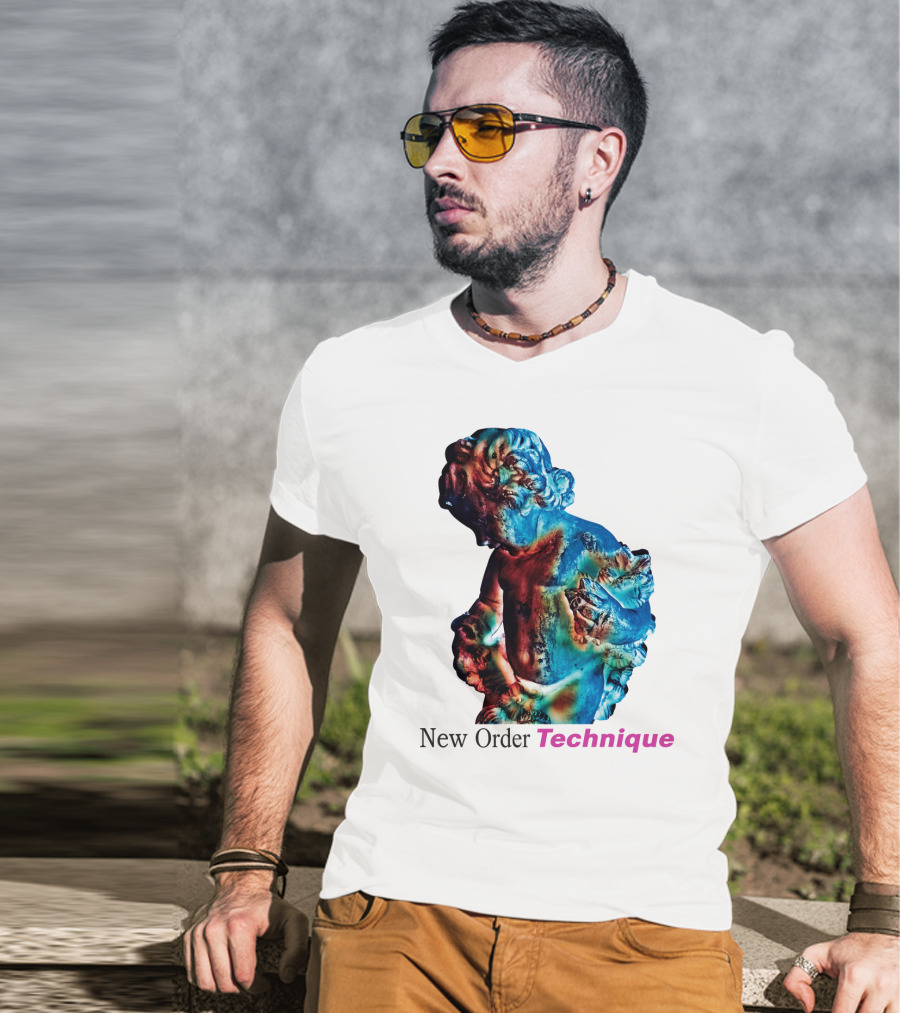 New Order Technique Album Sculpture T-Shirt