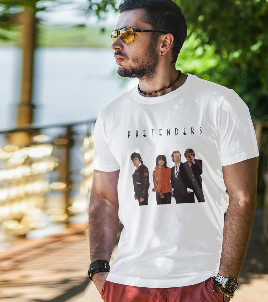 Pretenders Band Classic Album Cover Featuring Iconic Lineup T-Shirt