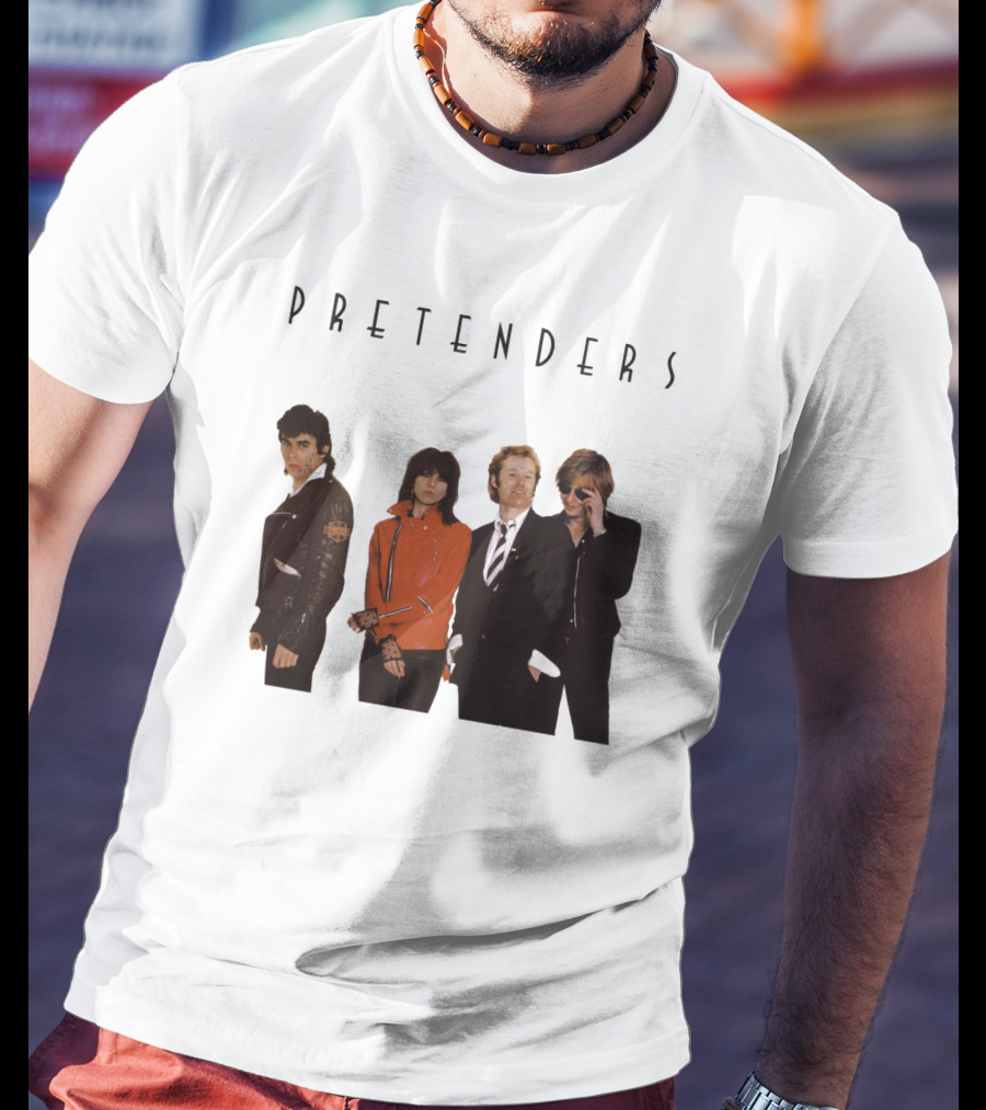 Pretenders Band Classic Album Cover Featuring Iconic Lineup T-Shirt