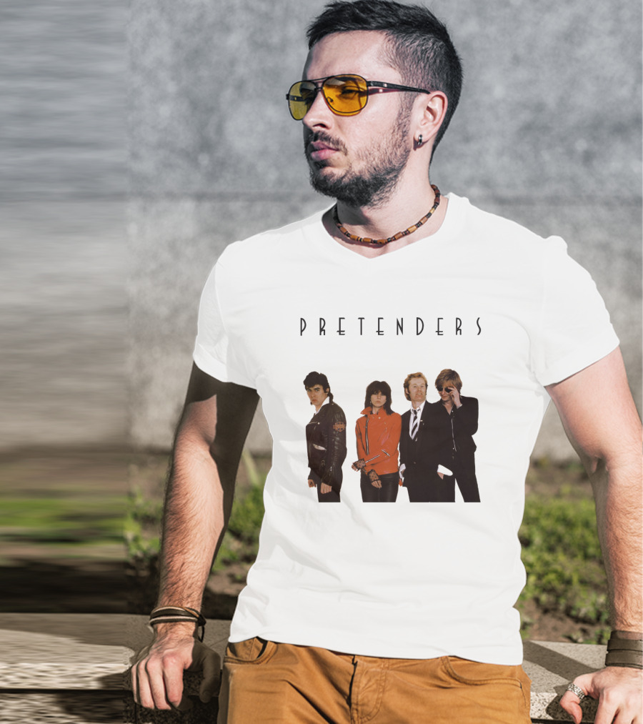 Pretenders Band Classic Album Cover Featuring Iconic Lineup T-Shirt