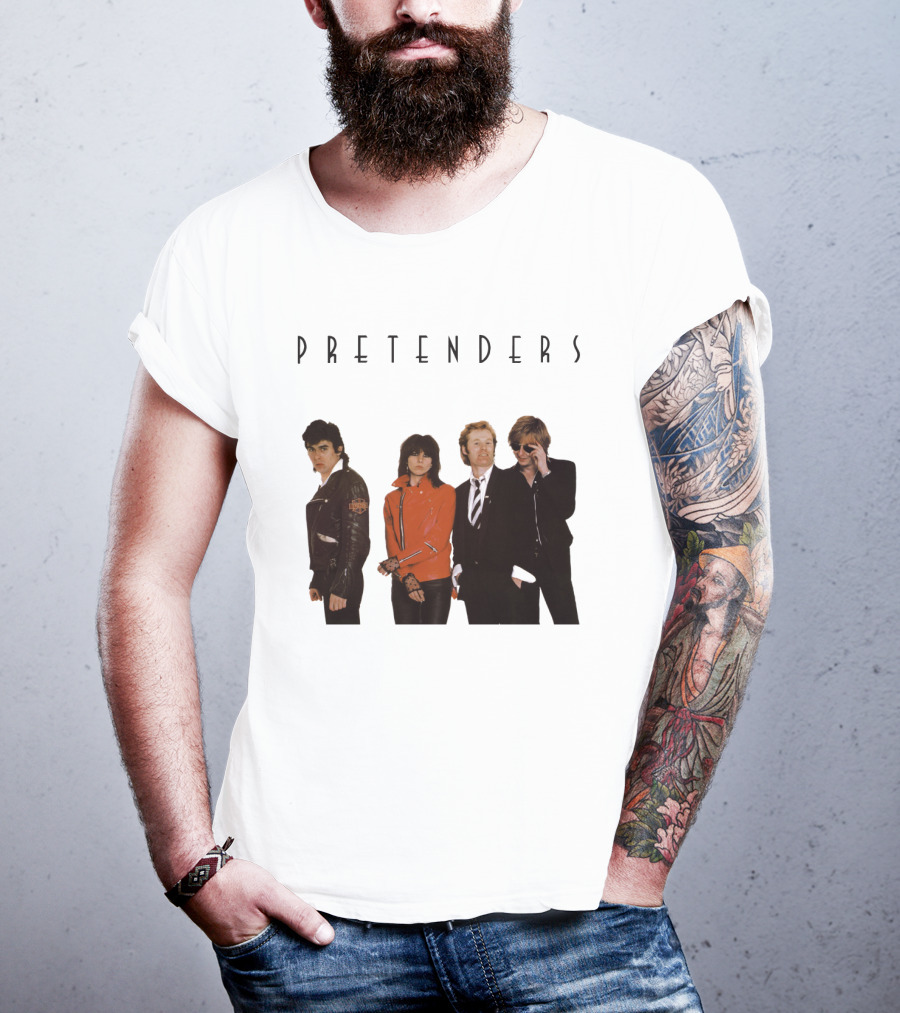 Pretenders Band Classic Album Cover Featuring Iconic Lineup T-Shirt