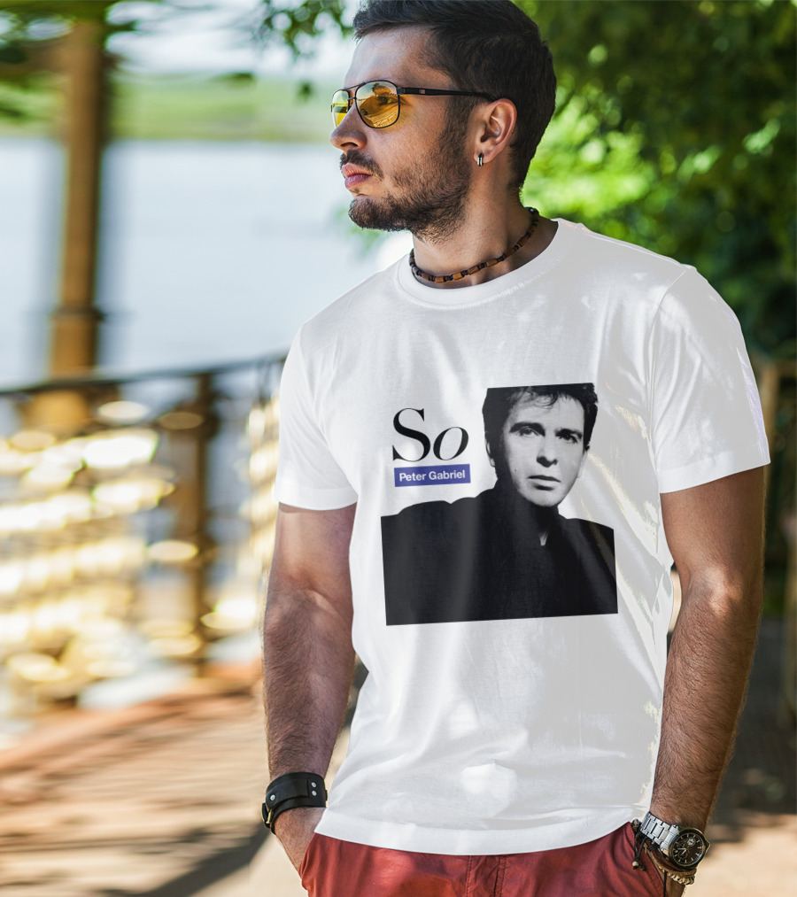 So Peter Gabriel Album Cover T-Shirt