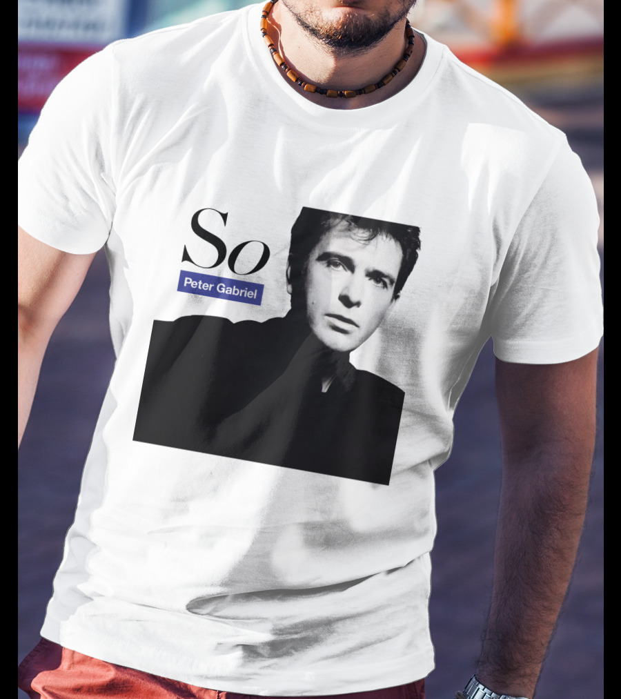 So Peter Gabriel Album Cover T-Shirt