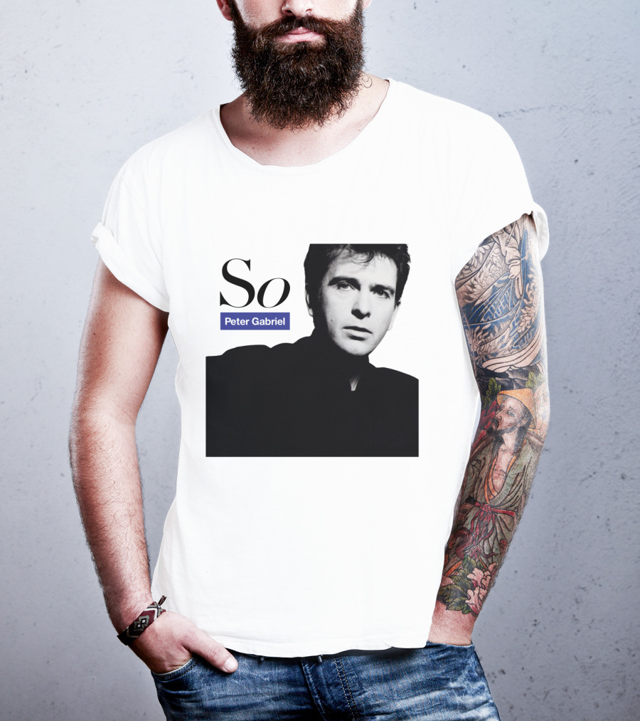 So Peter Gabriel Album Cover T-Shirt