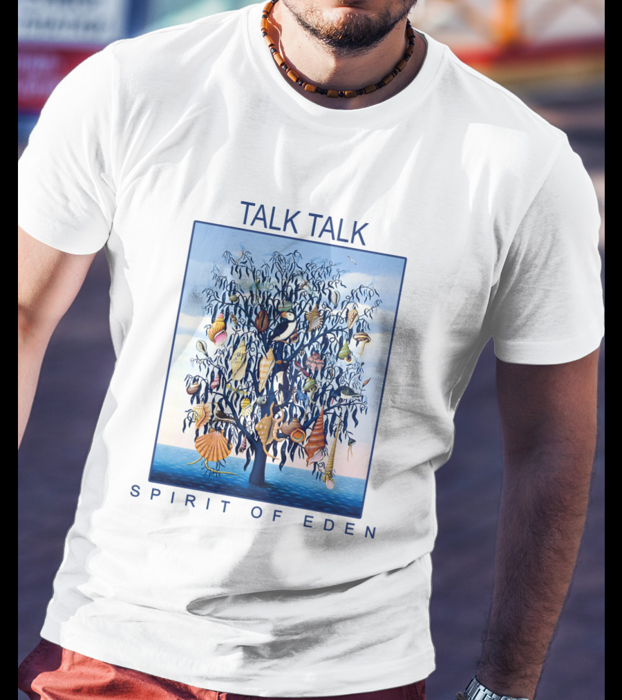 Talk Talk Spirit Of Eden Tree With Shells And Leaves T-Shirt