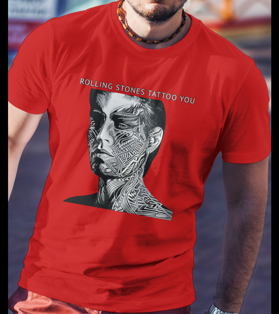 Rolling Stones Tattoo You Face Art T-Shirt