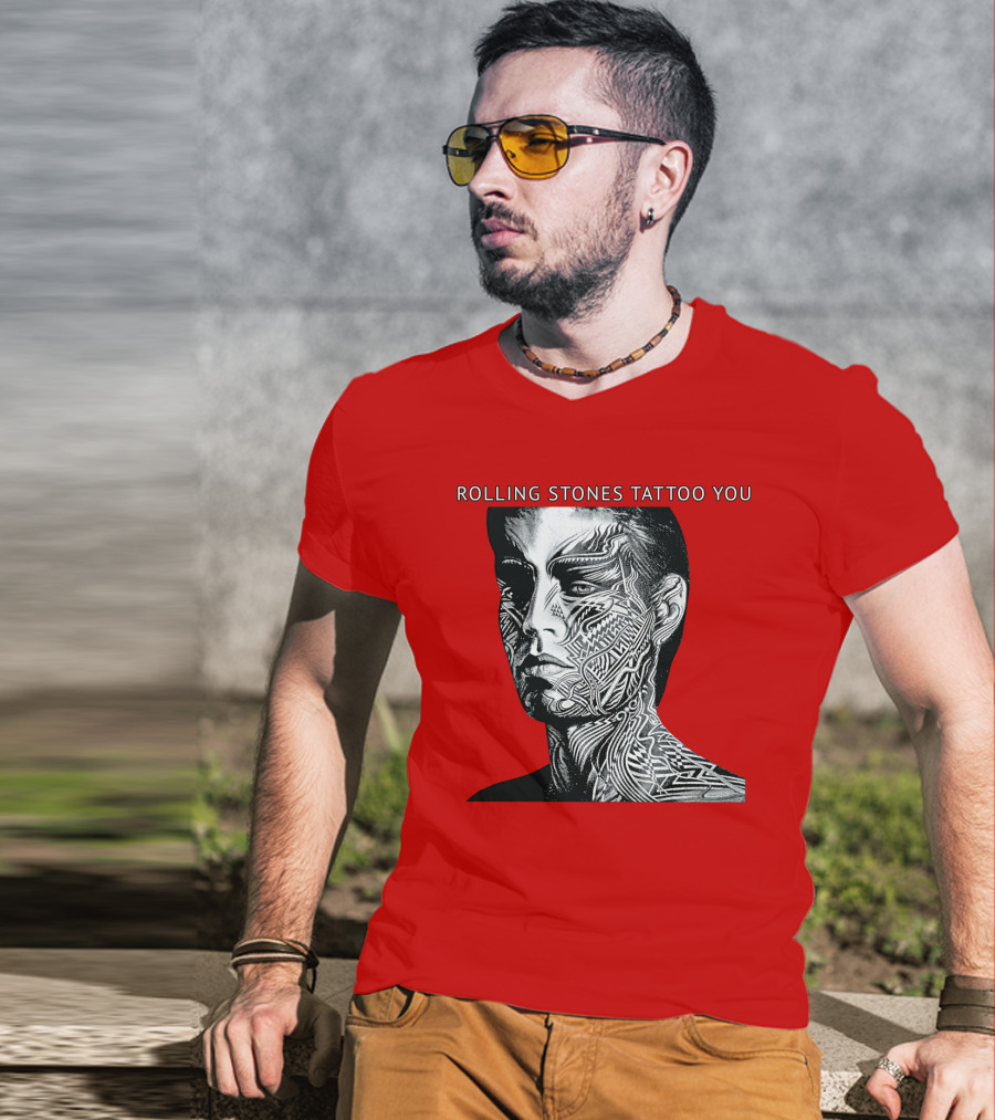 Rolling Stones Tattoo You Face Art T-Shirt