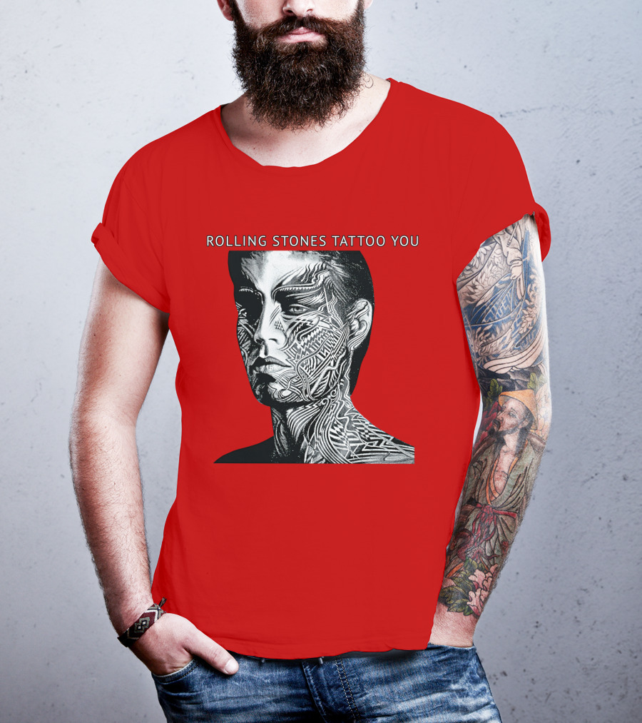 Rolling Stones Tattoo You Face Art T-Shirt