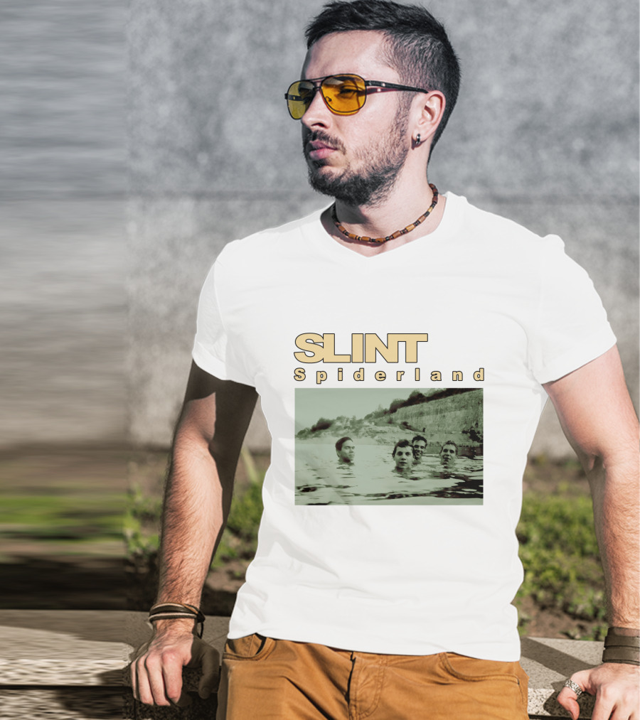 SLINT Spiderland Band Album Cover Swimming Image T-Shirt