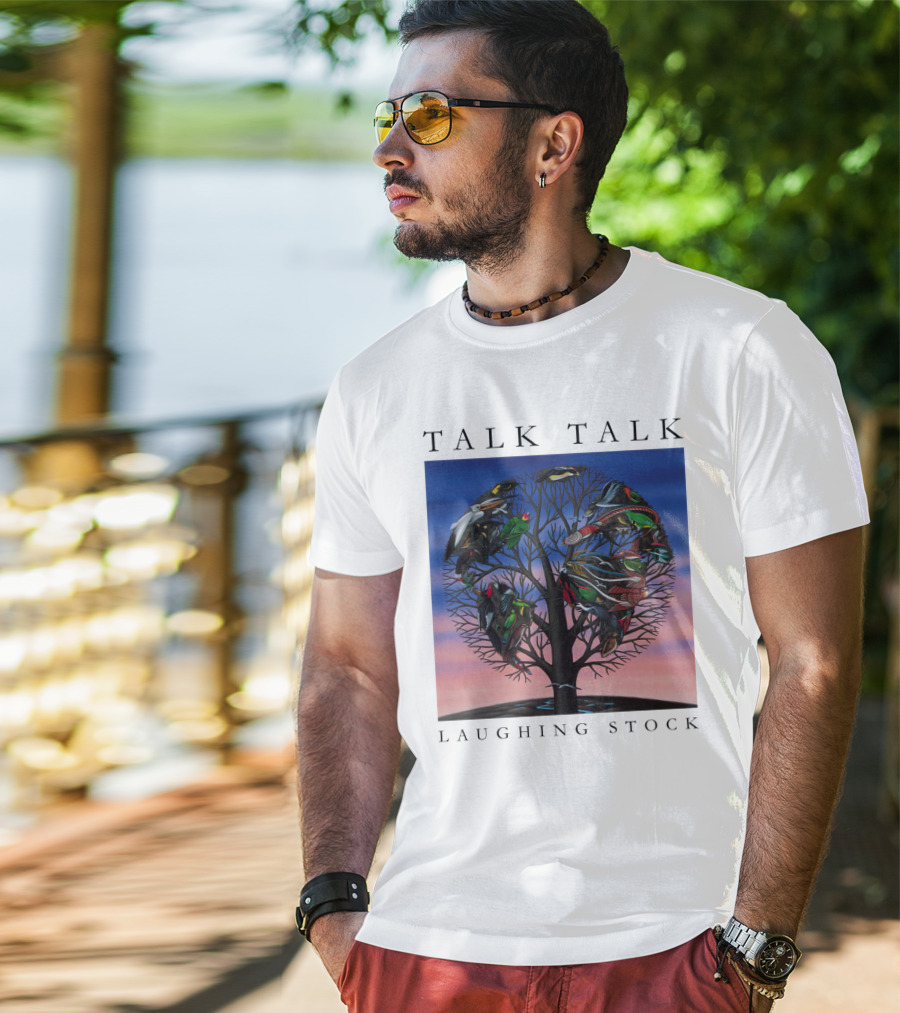 Talk Talk Laughing Stock Surreal Tree With Birds T-Shirt