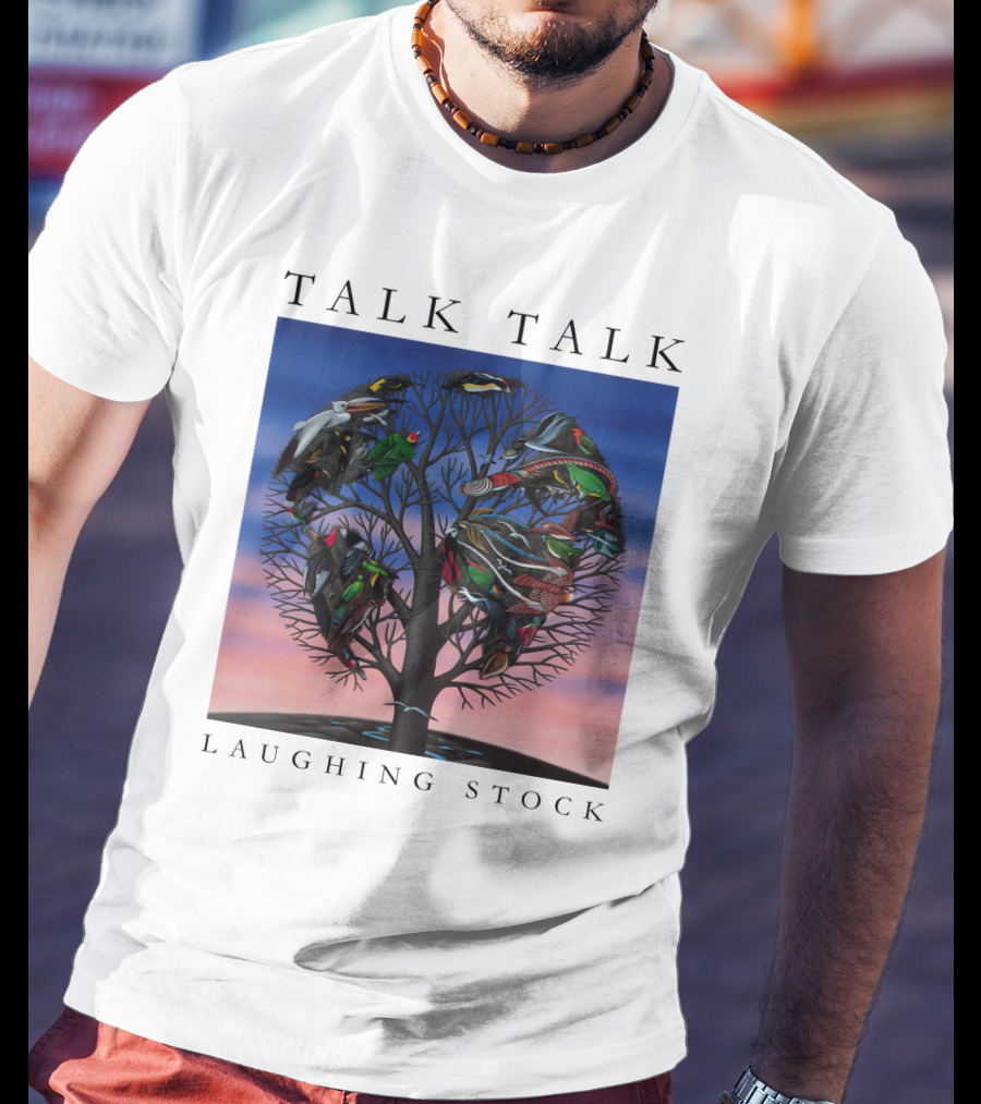 Talk Talk Laughing Stock Surreal Tree With Birds T-Shirt