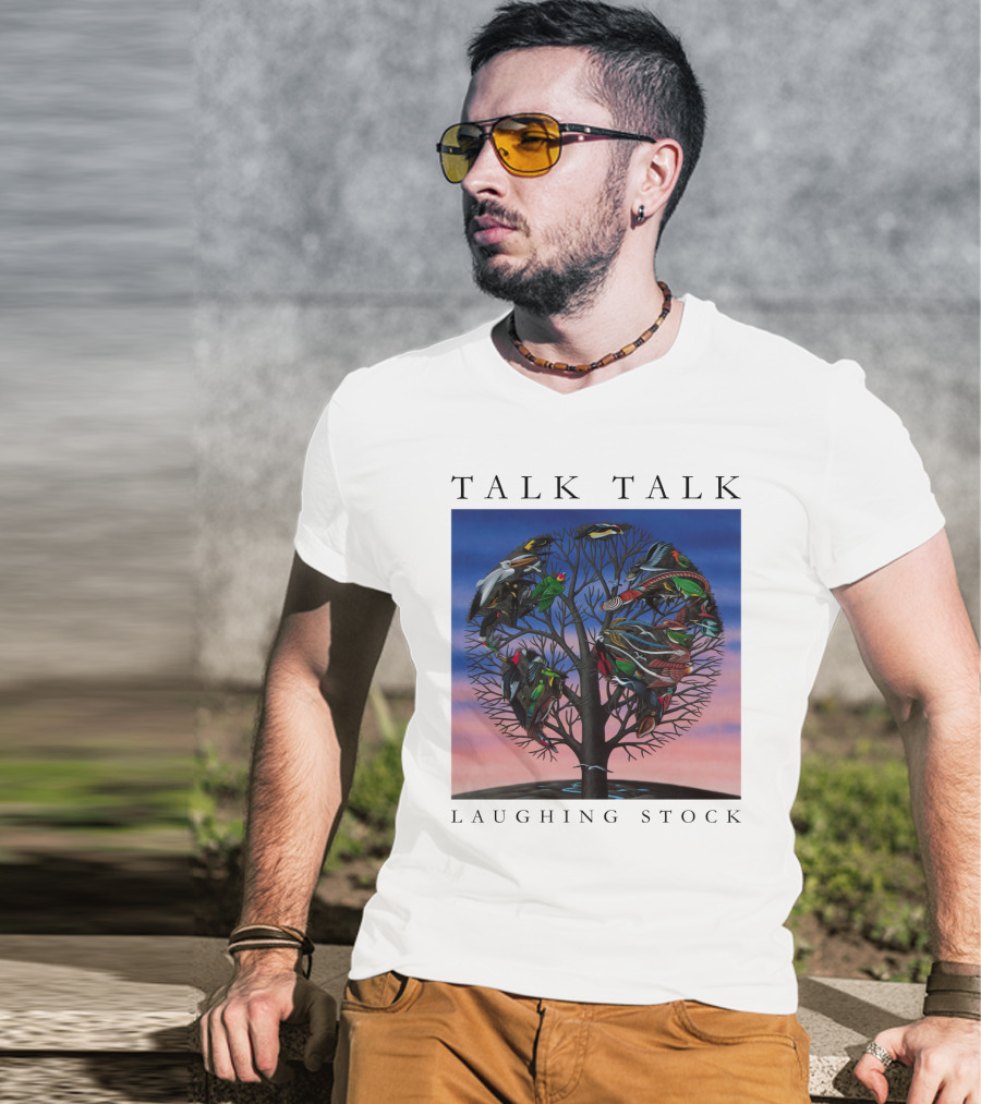 Talk Talk Laughing Stock Surreal Tree With Birds T-Shirt