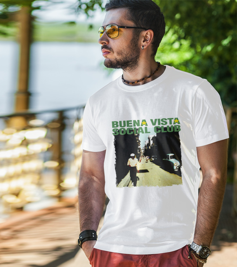 Buena Vista Social Club Vintage Havana Street Scene T-Shirt