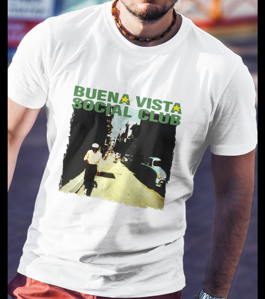 Buena Vista Social Club Vintage Havana Street Scene T-Shirt
