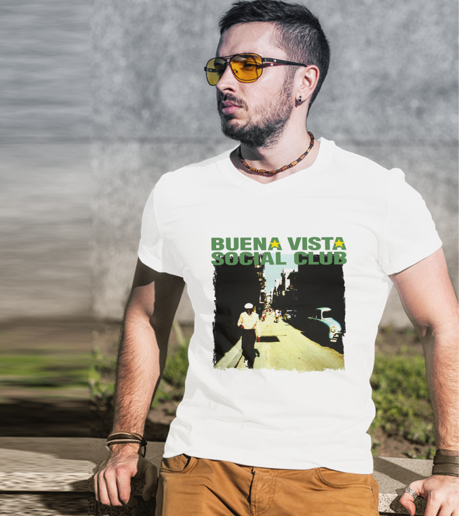 Buena Vista Social Club Vintage Havana Street Scene T-Shirt