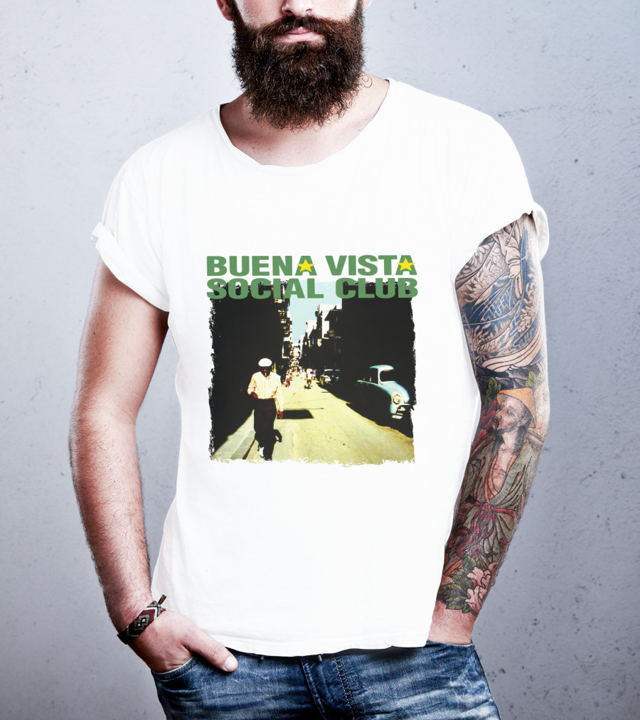 Buena Vista Social Club Vintage Havana Street Scene T-Shirt