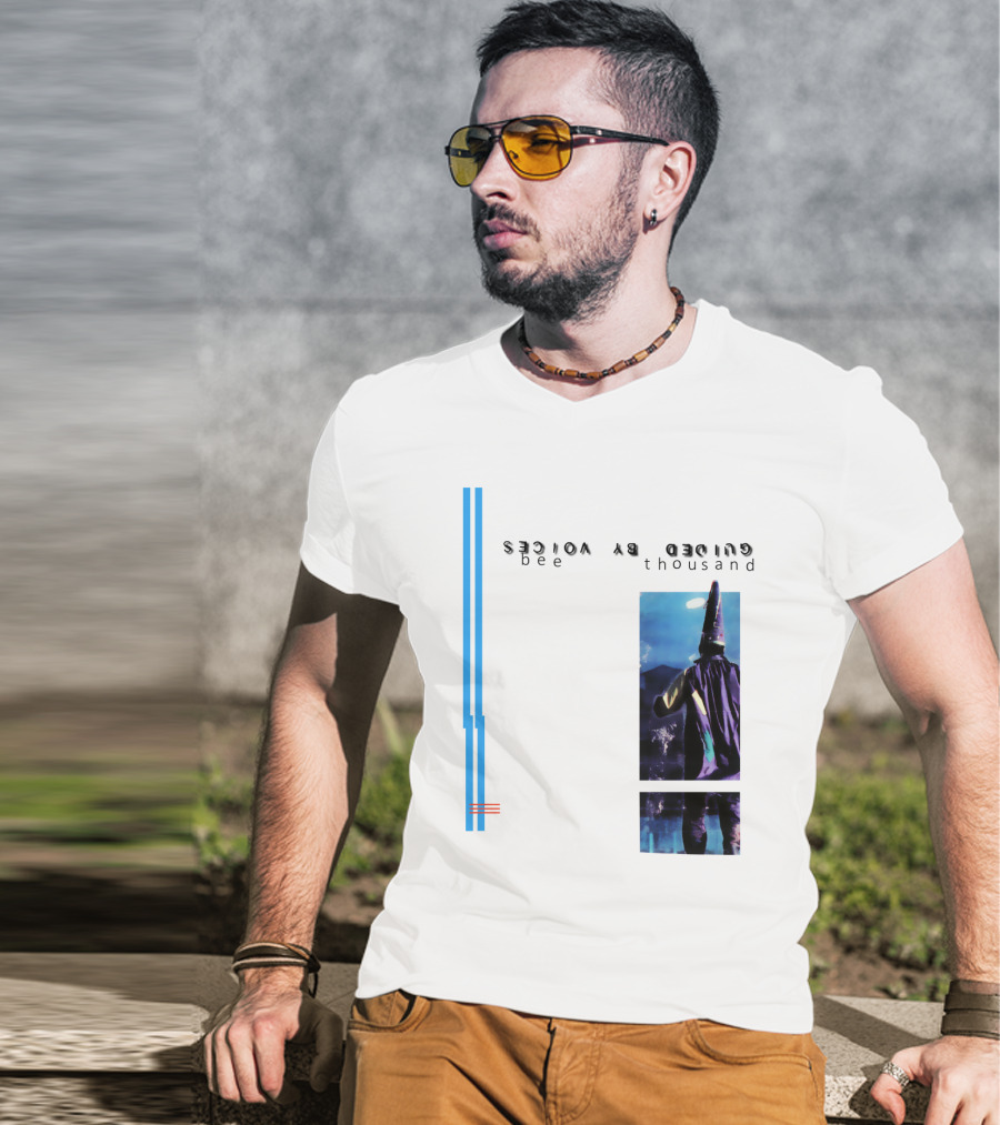 Guided By Voices Bee Thousand Wizard Reflection Retro Album Cover T-Shirt