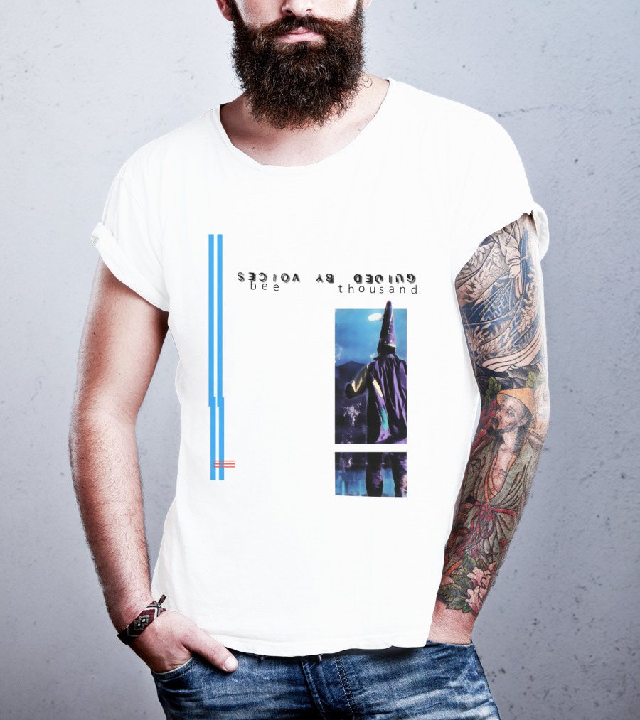 Guided By Voices Bee Thousand Wizard Reflection Retro Album Cover T-Shirt