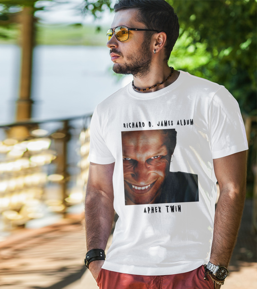 Richard D. James Album Aphex Twin Smiling Face T-Shirt