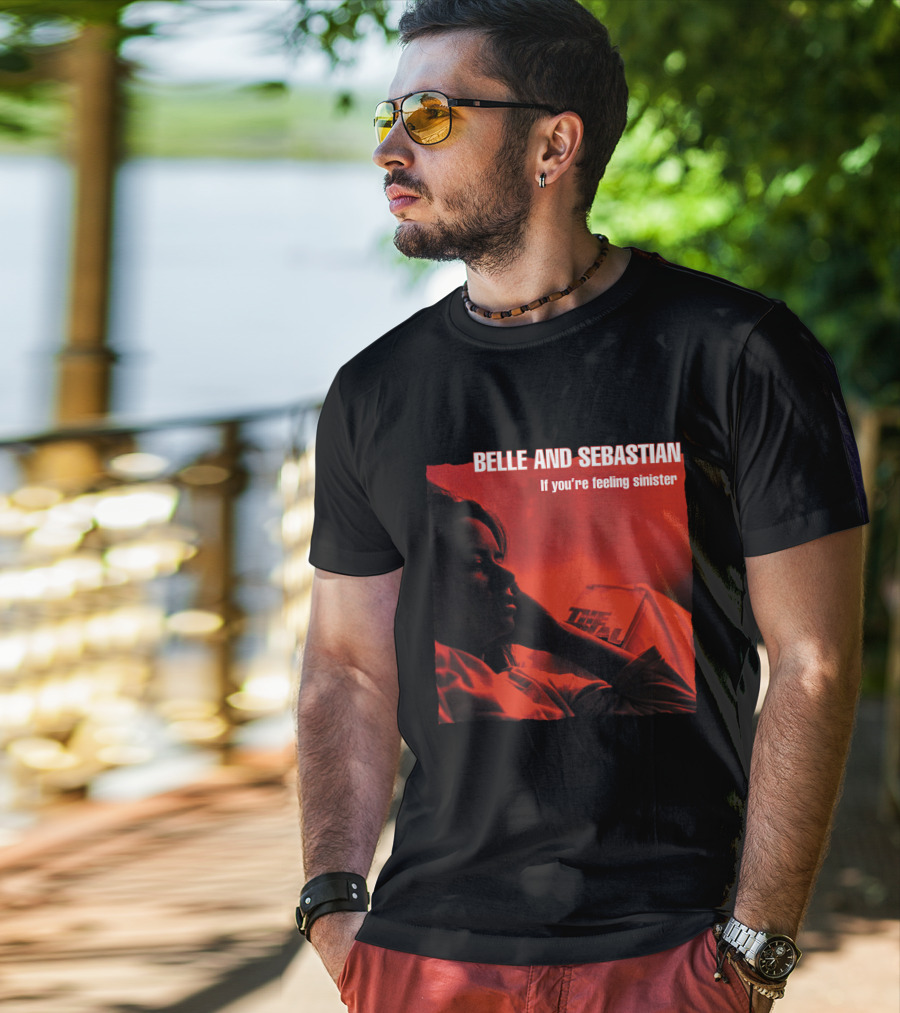 Belle And Sebastian If You're Feeling Sinister Album Cover Red Tone T-Shirt