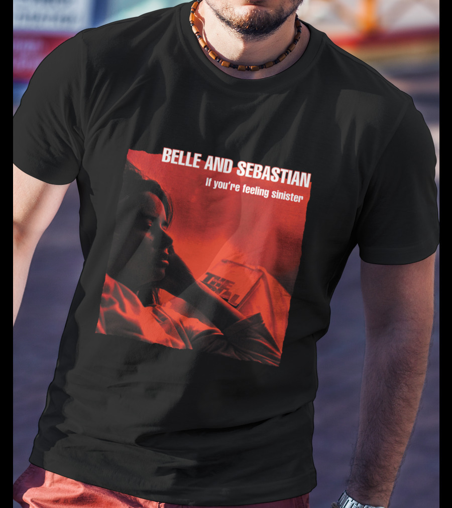 Belle And Sebastian If You're Feeling Sinister Album Cover Red Tone T-Shirt