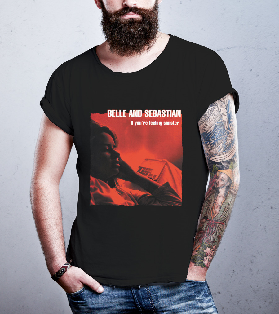 Belle And Sebastian If You're Feeling Sinister Album Cover Red Tone T-Shirt