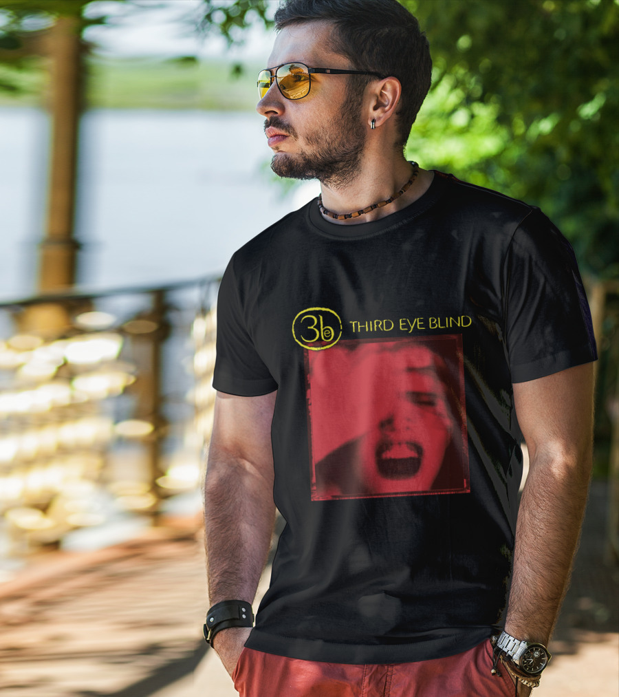 3eb Third Eye Blind Red Portrait Iconic Album Cover T-Shirt
