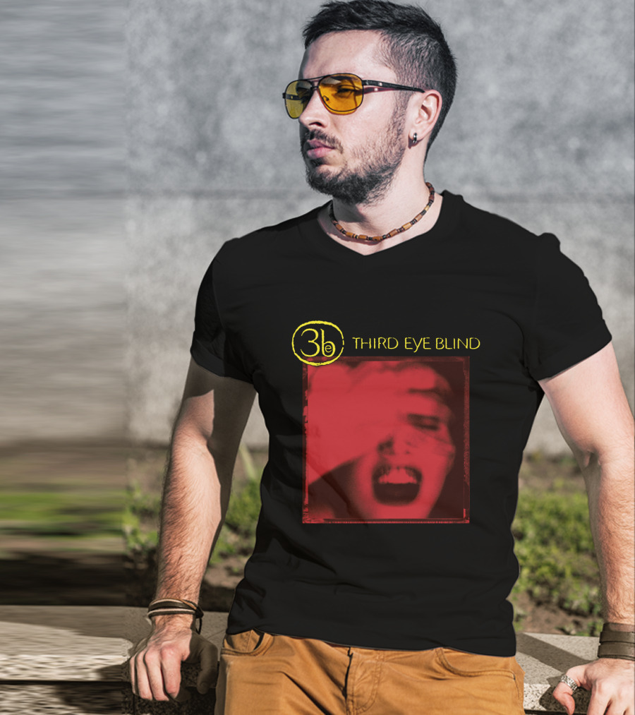 3eb Third Eye Blind Red Portrait Iconic Album Cover T-Shirt