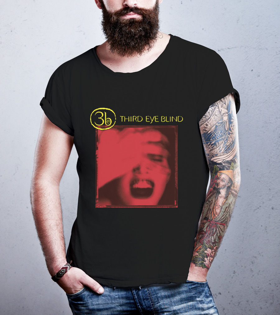 3eb Third Eye Blind Red Portrait Iconic Album Cover T-Shirt