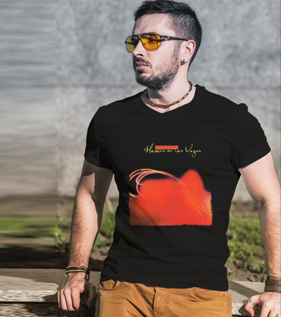 Cocteau Twins Heaven Or Las Vegas Red Abstract Swirl T-Shirt