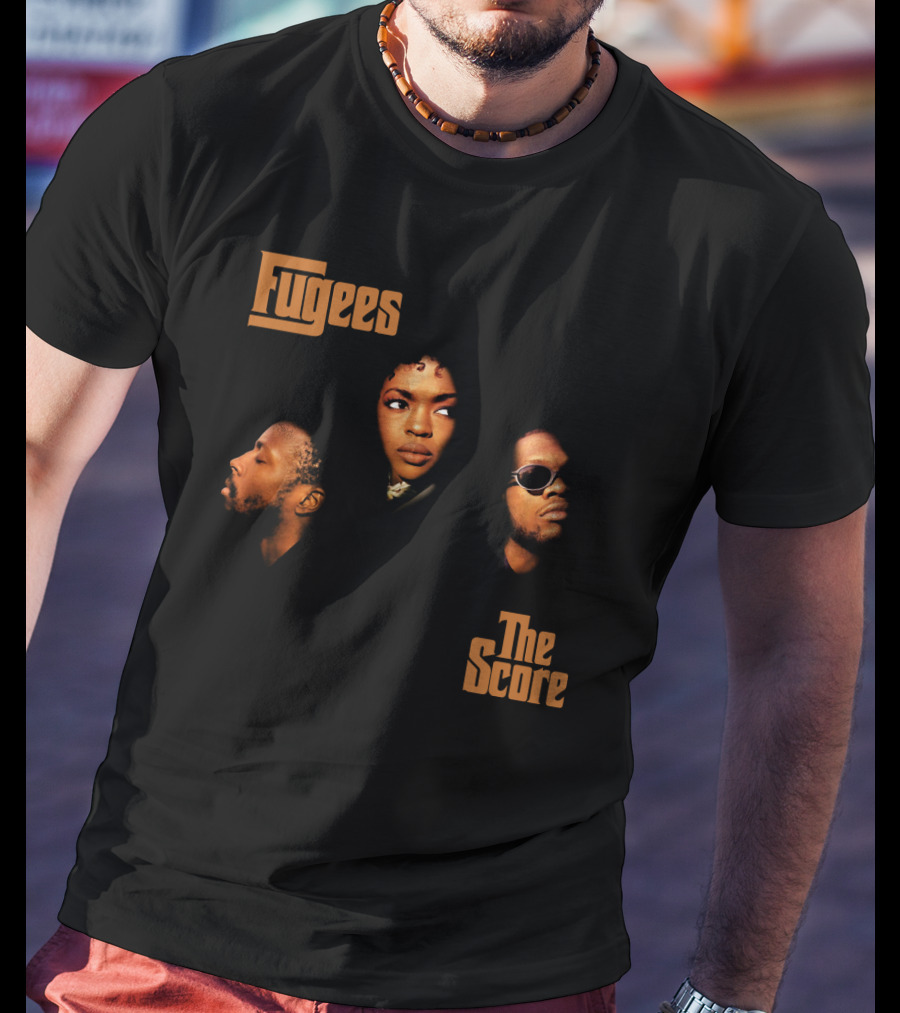 Fugees The Score Album Cover Trio Wyclef Lauryn Pras T-Shirt