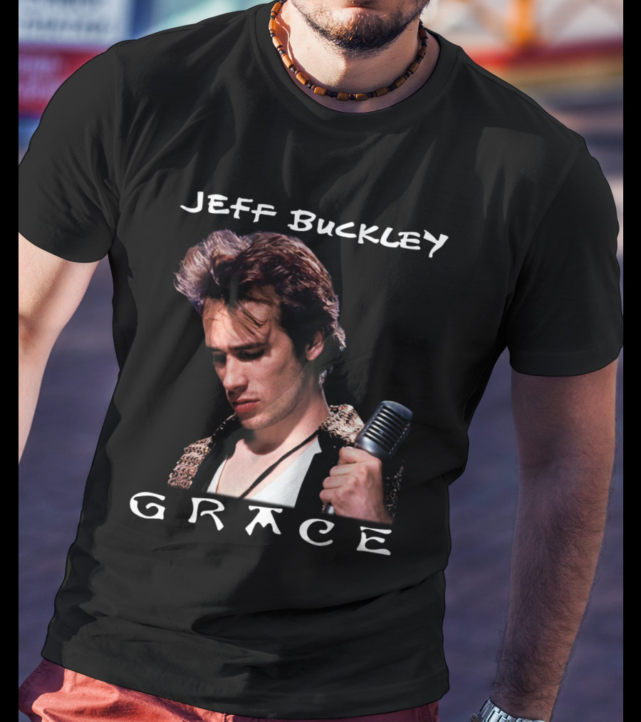 Jeff Buckley Grace Microphone T-Shirt