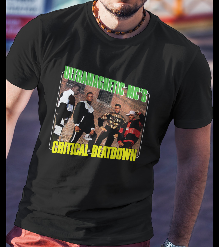 Ultramagnetic MC's Critical Beatdown 1988 Hip Hop Album Cover T-Shirt