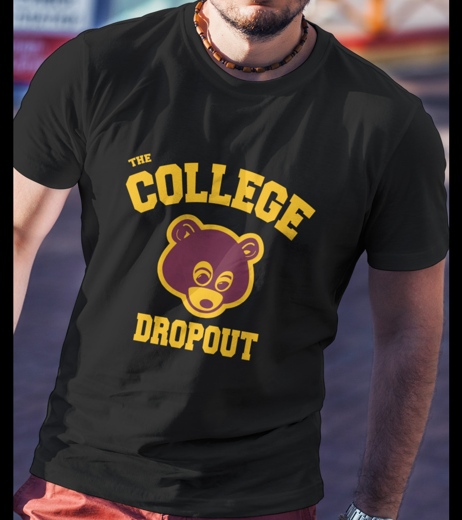 The College Dropout Kanye West Bear T-Shirt