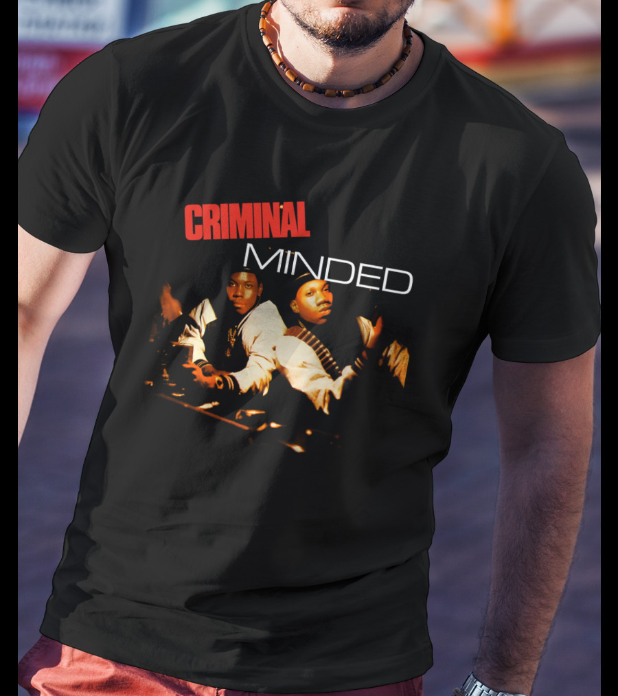 Boogie Down Productions Criminal Minded 1987 Album Cover T-Shirt