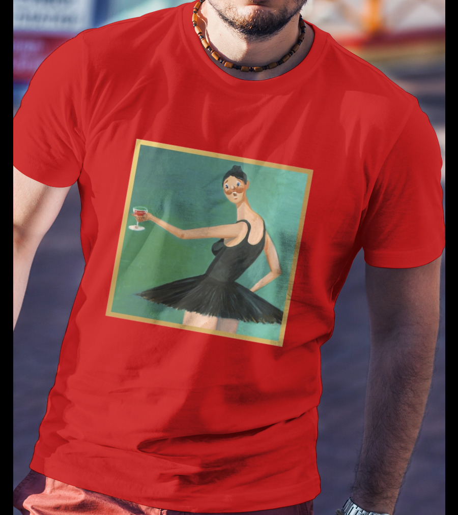 Kanye West My Beautiful Dark Twisted Fantasy Ballerina Cover Art T-Shirt