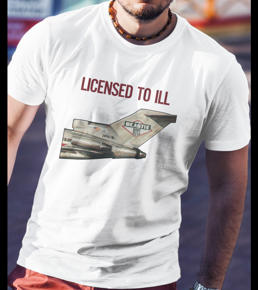 Beastie Boys Licensed To Ill Airplane Tail T-Shirt