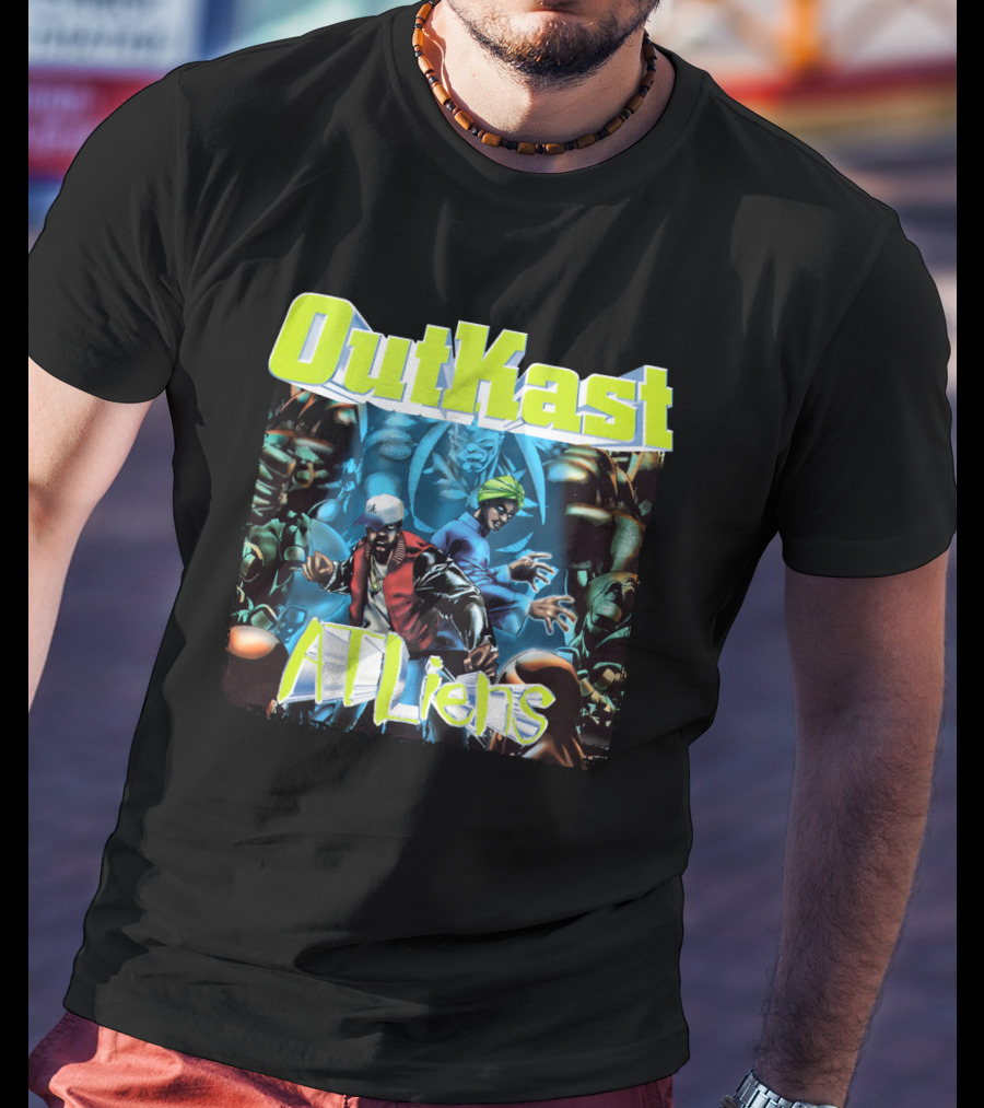 OutKast ATLiens Comic Style Iconic Album Cover T-Shirt