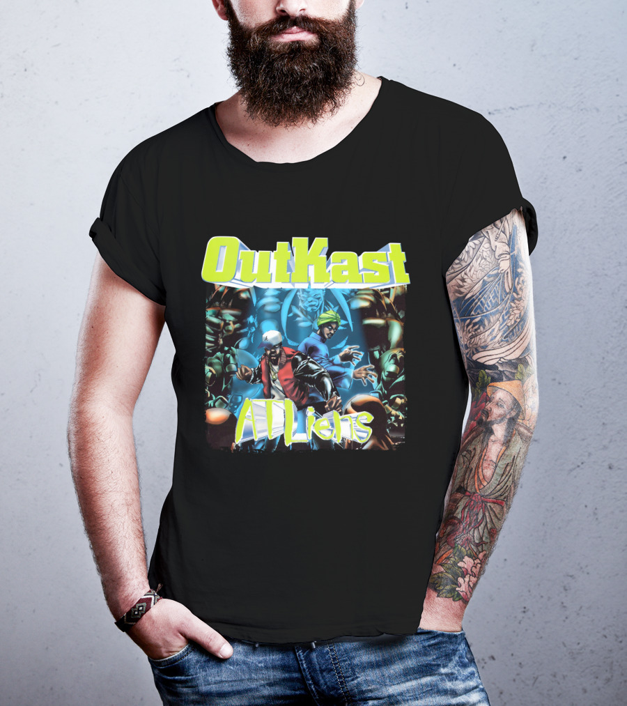 OutKast ATLiens Comic Style Iconic Album Cover T-Shirt