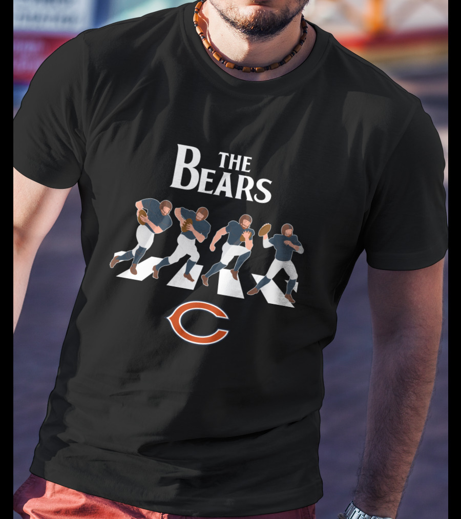 The Bears Abbey Road Chicago Bears T-Shirt