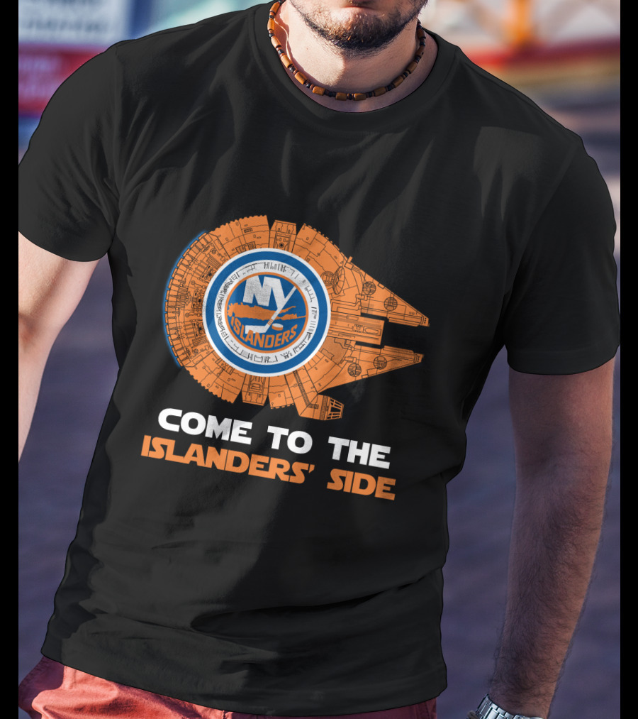New York Islanders Millennium Falcon Come To The Islanders' Side T-Shirt