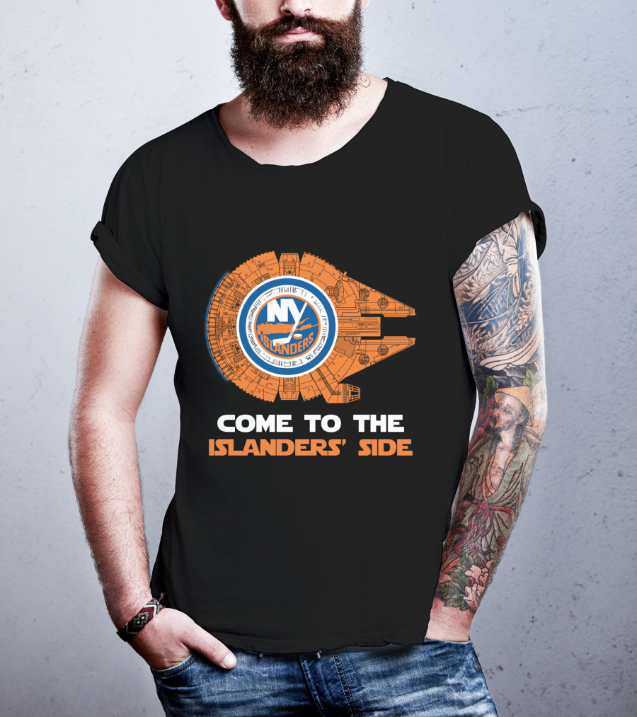 New York Islanders Millennium Falcon Come To The Islanders' Side T-Shirt