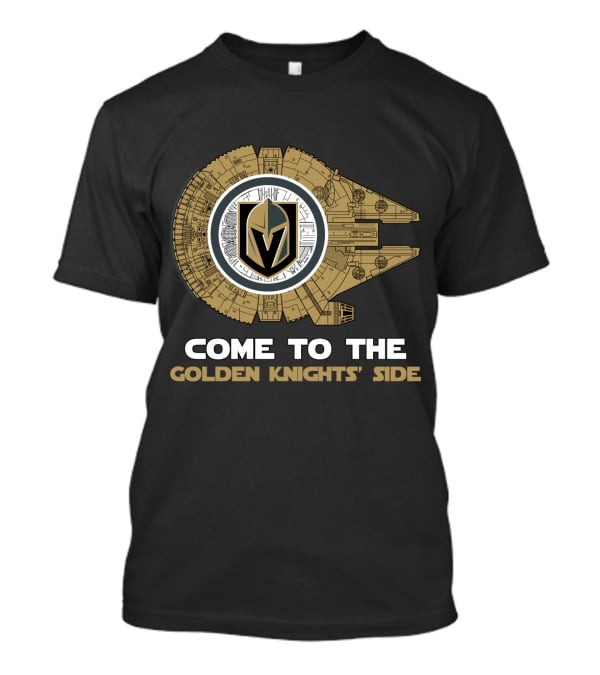 Come To The Golden Knights' Side Millennium Falcon T-Shirt