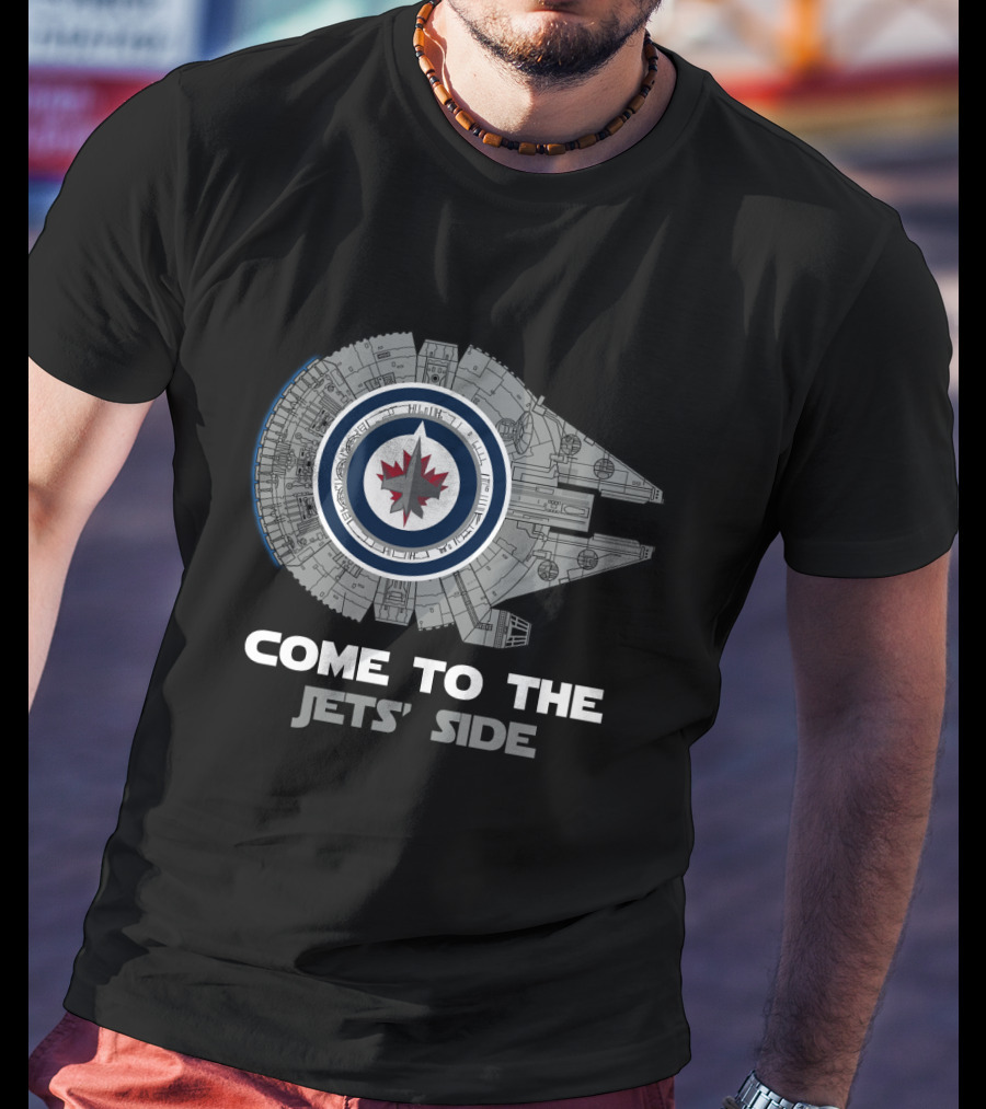 Winnipeg Jets Millennium Falcon Come To The Jets' Side T-Shirt