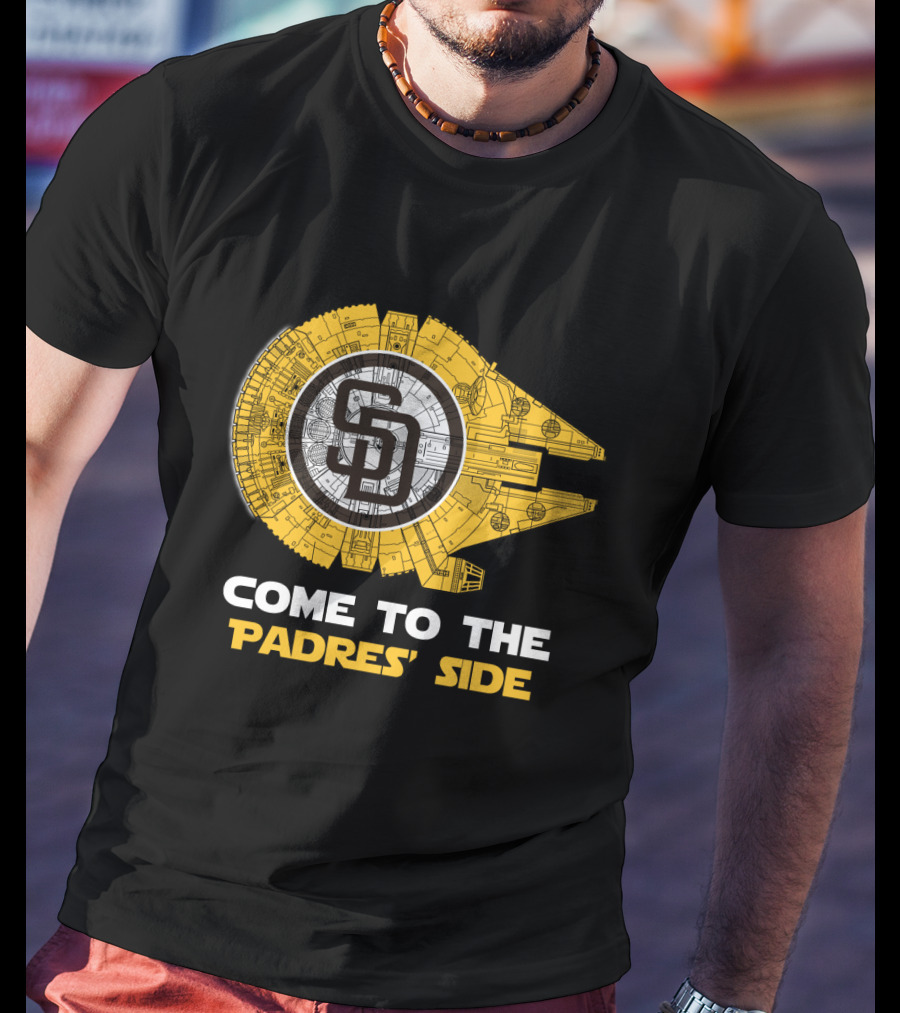San Diego Padres Millennium Falcon Come To The Padres' Side MLB T-Shirt