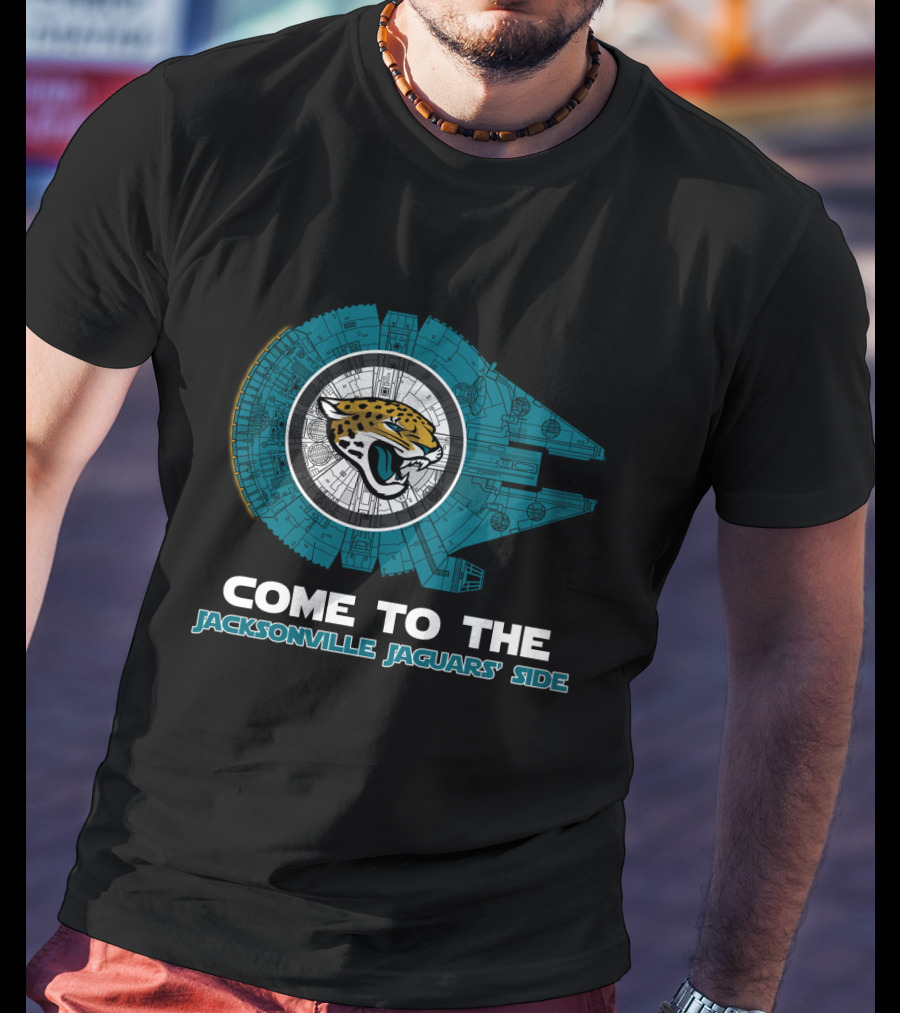Jacksonville Jaguars Millennium Falcon Come To The Side T-Shirt